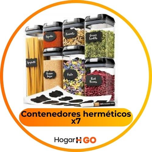 Contenedores herméticos x7