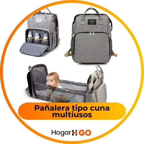 Pañalera tipo cuna multiusos