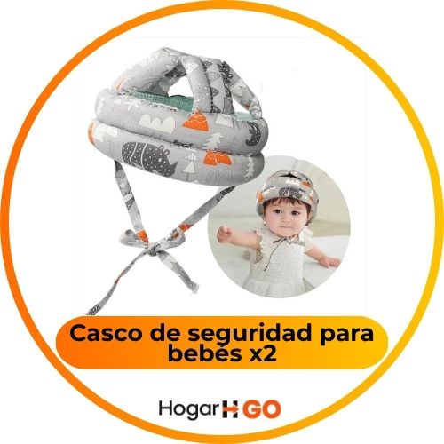 casco de seguridad  para bebés x2