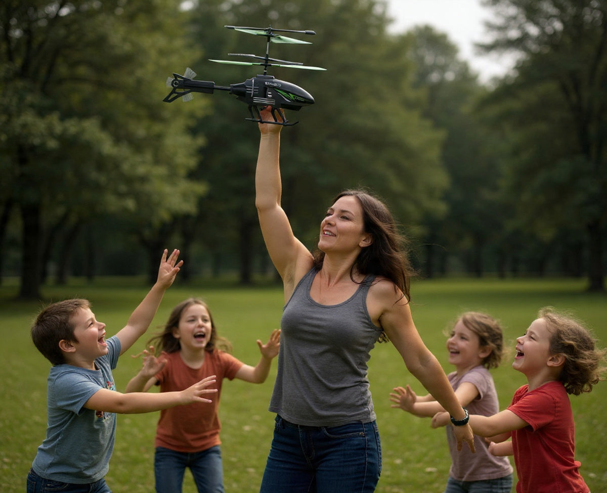 Helicoptero Rc Dinamic - Manilla